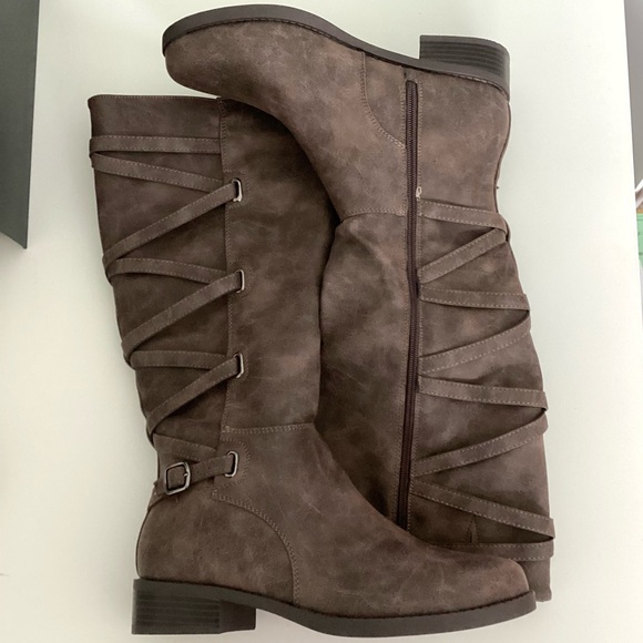 \Journee Collection\ Carly Wide Calf Riding Boot - Picture 2 of 15